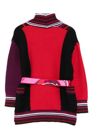 cardigan in lana multicolor EMILIO PUCCI KIDS | PX9A50W0207412